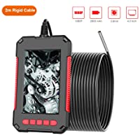 Kecheer Endoscopio industrial 1080P-Endoscopio cámara de inspección de tubería impermeable IP67-Boroscopio endoscópica…